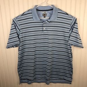 Adidas Polo Shirt Climacool Golf Striped XL